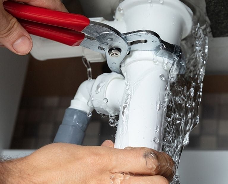 Supreme Plumbing & Heating engineer working in a Scarborough home